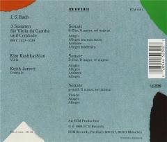 Bach: 3 Sonatas for Viola da Gamba und Cembalo