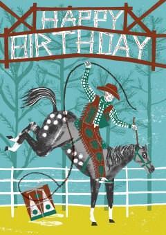 Felicitare Cowboy Rodeo