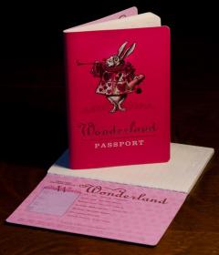 Wonderland Passport Notebook
