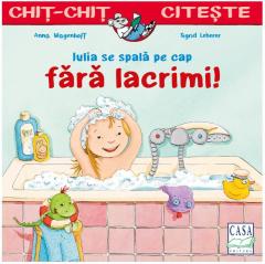 Iulia se spala pe cap fara lacrimi