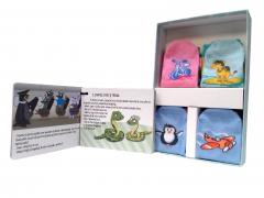 Set sosete - Incrocodible: Sosete cu povesti (1-2 ani)