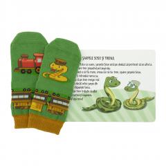 Set sosete - Incrocodible: Sosete cu povesti (1-2 ani)