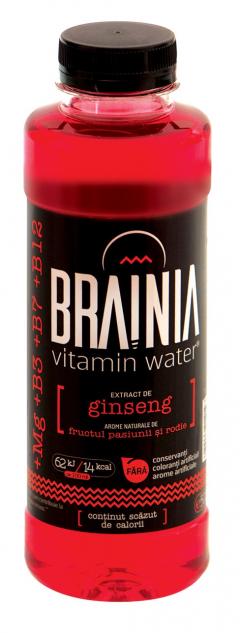 Apa cu vitamine Brainia - Extract Ginseng - 500 ml 