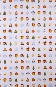 Hartie de impachetat - Xmas Emotive icons