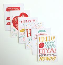 Felicitari - Ladyfingers Letterpress High Five Greeting Card - Mai multe modele