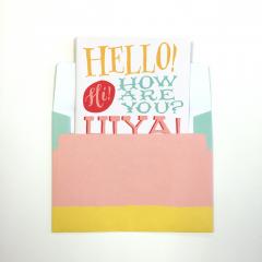 Felicitari - Ladyfingers Letterpress High Five Greeting Card - Mai multe modele
