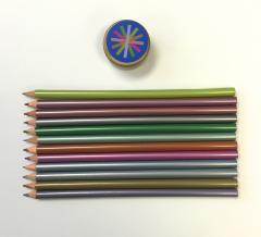 Set 12 creioane metalice