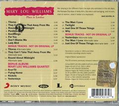 Mary Lou Williams Plays In London