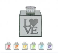 Suport pentru lumanare - Mirror love tea light