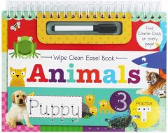 Wipe Clean Easel Animals Book