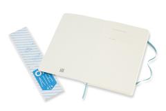 Carnet - Moleskine Classic - Large, Soft Cover, Plain - Blue Reef