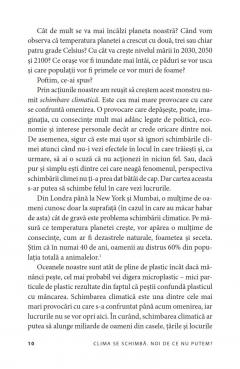 Clima se schimba. Noi de ce nu putem?