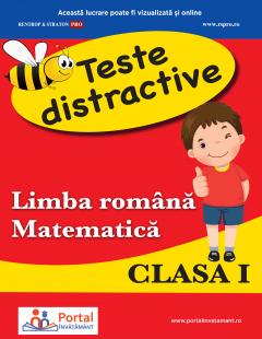 Teste distractive de limba romana si matematica - Clasa I