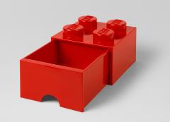 Cutie depozitare - LEGO Brick Drawer 2x2, Red