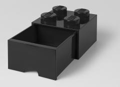 Cutie depozitare - LEGO Brick Drawer 2x2, Black