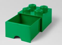 Cutie depozitare - LEGO Brick Drawer 2x2, Green