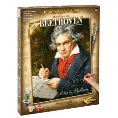 Kit pictura cu numere - Ludwig van Beethoven, 40x50 cm