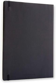 Carnet - Moleskine - X-Large, Soft Cover, Ruled - Black