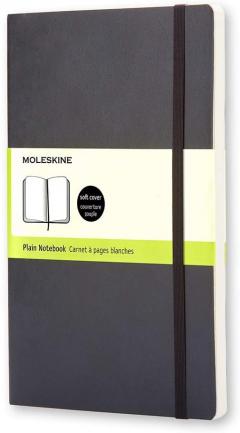 Carnet - Moleskine - Pocket, Soft Cover, Plain - Black