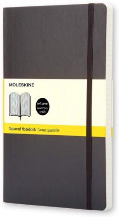 Carnet - Moleskine Classic - Pocket, Soft Cover, Squared - Black