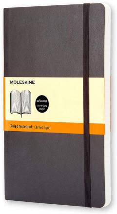 Carnet - Moleskine Classic - Pocket, Soft Cover, Ruled - Black