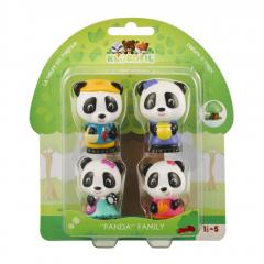 Set 4 figurine - Familia de Ursuleti Panda