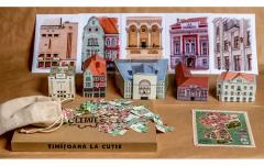 Puzzle 3D - Timisoara la cutie - Cartierul Cetate (5 cladiri)