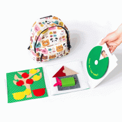 Rucsac senzorial Animale si natura Bebe