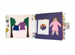 Jucarie educativa - Carte senzoriala: Viata practica