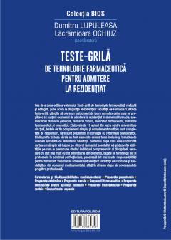 Teste-grila de tehnologie farmaceutica pentru admitere la rezidentiat