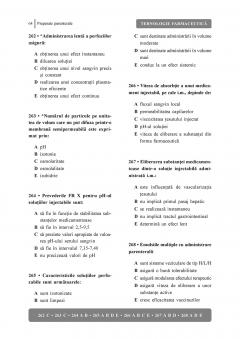 Teste-grila de tehnologie farmaceutica pentru admitere la rezidentiat