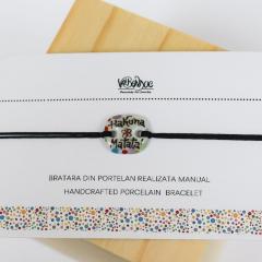 Bratara din portelan - Hakuna Matata (BRA-1016)