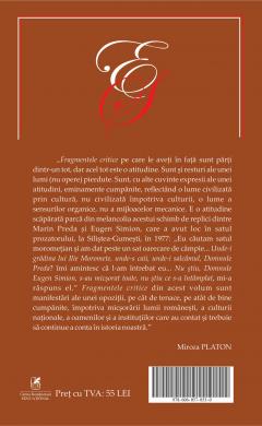 Fragmente critice, volumul VIII