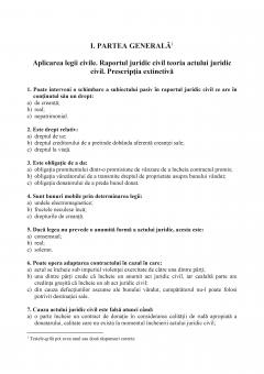 Teste-grila pentru admiterea la INM, avocatura si notariat 2021