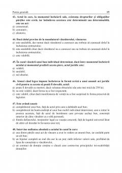 Teste-grila pentru admiterea la INM, avocatura si notariat 2021