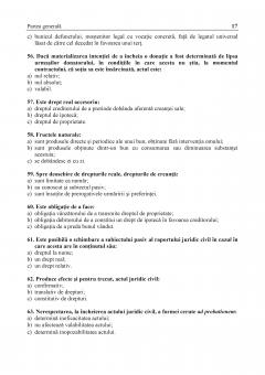 Teste-grila pentru admiterea la INM, avocatura si notariat 2021