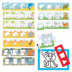Puzzle - Scoala de desen pas cu pas
