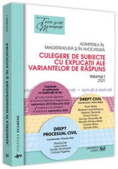 Admiterea in magistratura si in avocatura