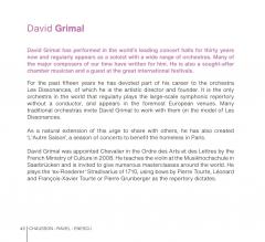 David Grimal - Les Dissonances