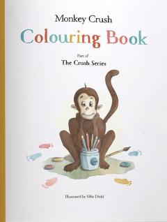 Monkey Crush Colouring Book