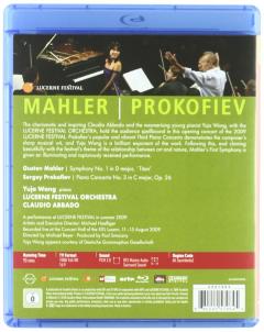 Mahler; Prokoviev - Lucerne Festival: Mahler: Symphony No. 1; Prokofiev: Piano Concerto No.3 Blu Ray Disc
