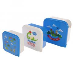 Set 3 cutii pentru pranz - Fun Nessie Design