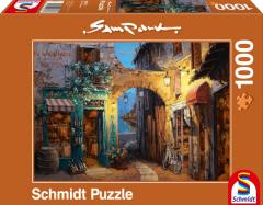 Puzzle 1000 de piese - Sam Park - Alley at Lake Como