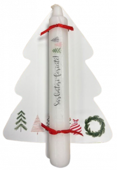 Lumanare parafina - Brad Natural, Plante Prezervare si Accesorii