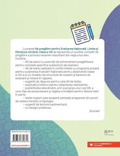 Ne pregatim pentru Evaluarea Nationala 2022. Limba si literatura romana. Clasa a VIII-a