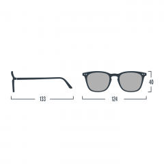Ochelari de soare pentru copii - #E Sun Junior White Mirror