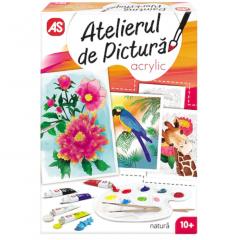 Set pentru desen - Atelier de pictura Acrylic Mini, Natura