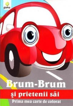 Brum-Brum si prietenii sai - Carte de colorat