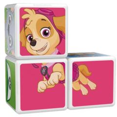 Set de constructie magnetic - Magicube - Paw Patrol - Chase, Skye si Rocky