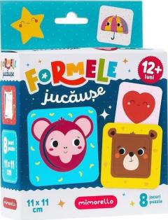 Formele jucause - puzzle 16 piese